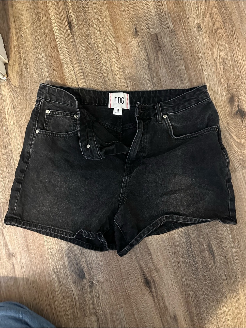 BDG Black High-Rise Denim Jean Shorts